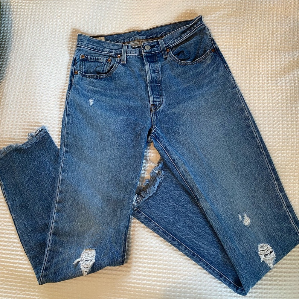 Levi's Premium 501 Blue Denim Jeans